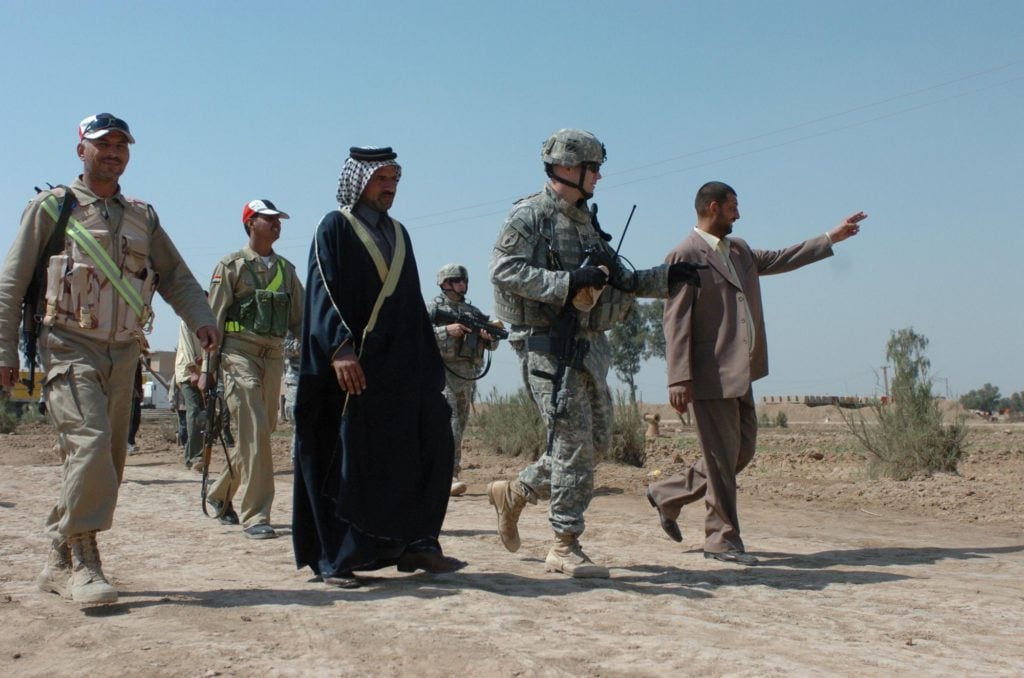 Sunni tribal fighters in 2007 (Photo Credit: U.S. Army)