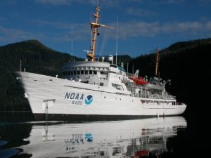 The NOAA Ship Fairweather.