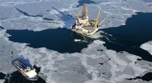 Shell drilling in the Arctic.