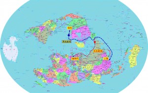 china-arctic-map