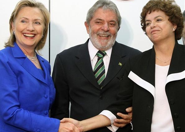 Clinton in Brazil