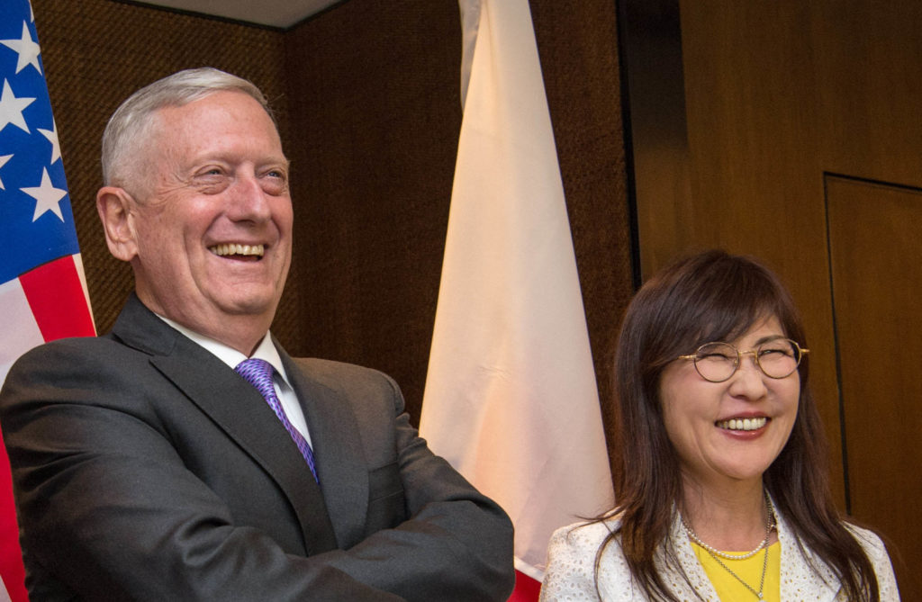Mattis and Inada Draw Fire at Shangri-La Dialogue in Singapore