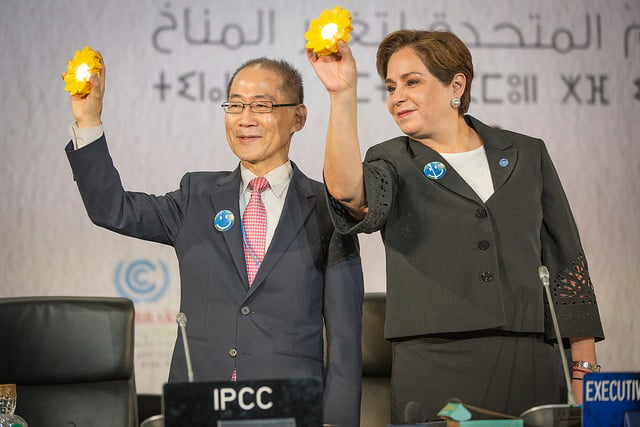 A simpler time: Officials at the opening of the climate conference in Marrakech (Photo: UNFCCC | FlickR)