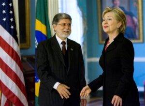 Clinton in Brazil