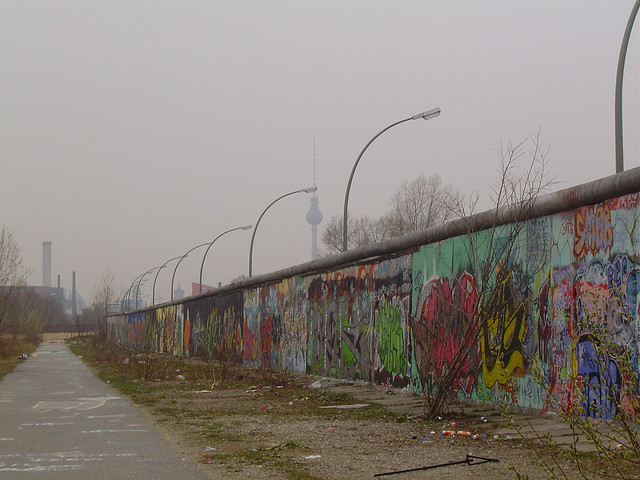 The Berlin Wall served as a bleak reminder to communism's divisive nature for nearly 30 years (Photo: Vahedderdu via Flickr).