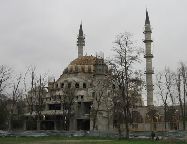Bishkek's central mosque, in process [credit: Jason Anderson]