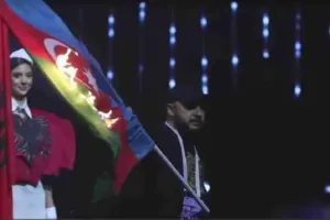 Azerbaijani flag burnt at European weightlifting championship