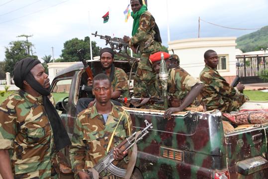 Seleka rebels now hold the capital city of Bangui.
