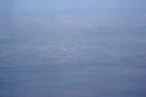 Flying over the Arctic in a 777