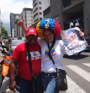 Capriles March, Caracas Venezuela