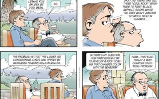 Gary Trudeau on the Roof Dilemma