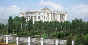 Dushanbe's Palace of Nations (and mancured grounds) [credit: Jason Anderson]