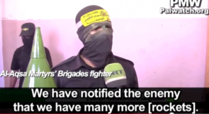 Fatah Building Rockets To Use in the Next War