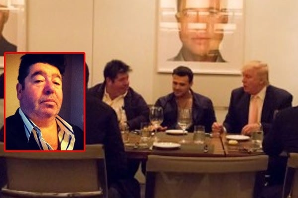 Rob Goldstone, left, with Emin Agalarov and Donald Trump, 2013 (Facebook via The Stern Facts)