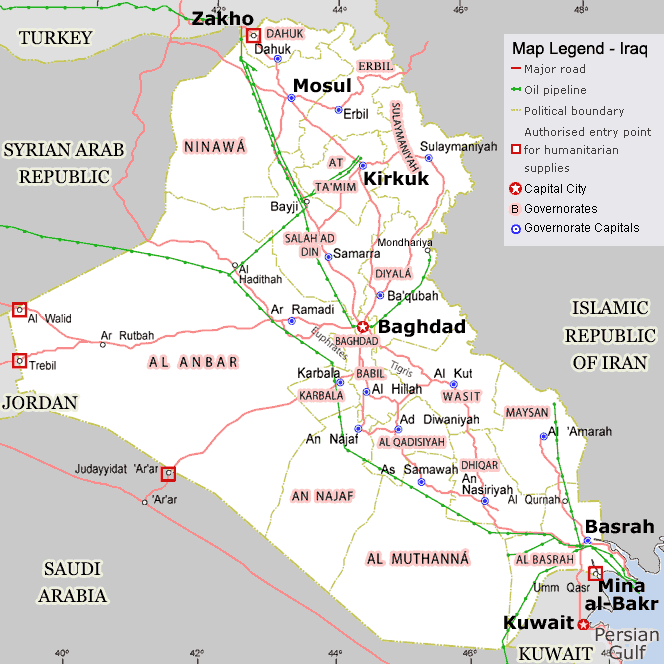 Iraq Oil Pipeline Map UN Foreign Policy Blogs   Iraq Oil Pipeline Map UN 