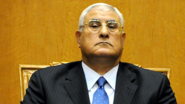 Adli Mansour, who became chief justice of Egypt's Supreme Constitutional Court on July 1, 2013, was sworn in as interim president on July 3. (Photo: www.guardian.co.uk)