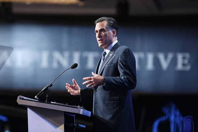 Romney Takes on Foreign Aid at CGI 2012
