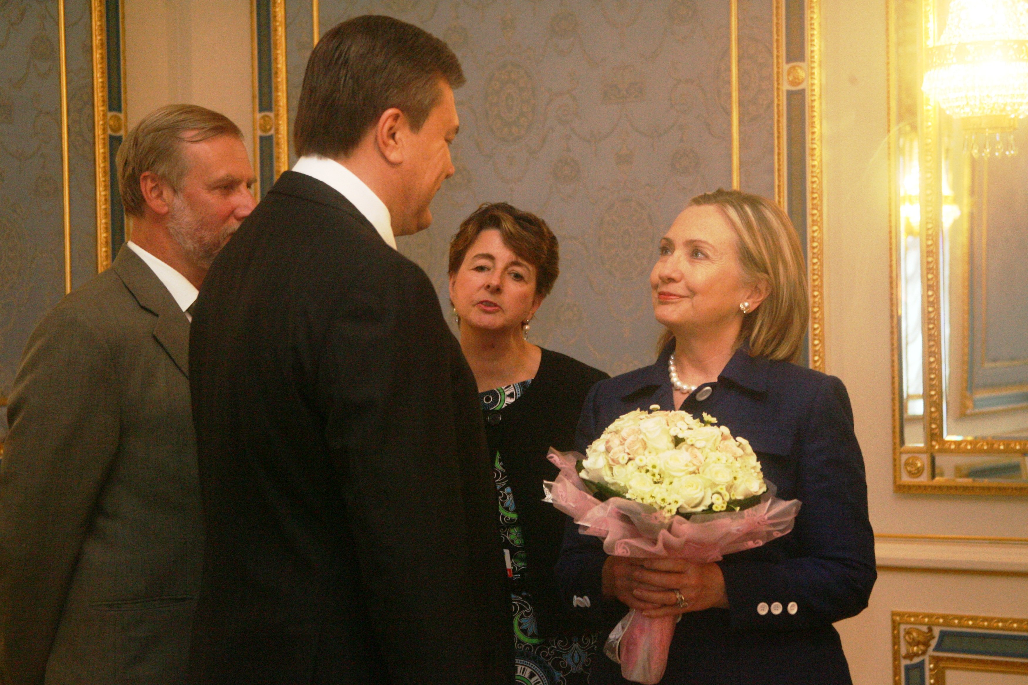 Secretary_Clinton_Is_Greeted_By_Ukrainian_President_Yanukovych