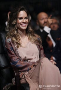 Hilary Swank celebrates dictator's birthday in Chechnya