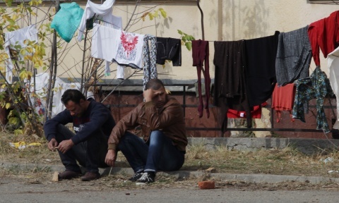 Refugees from Syria wait in a camp in the Bulgarian capital of Sofia. Bulgaria has been unable to handle the number of migrants entering its borders, many fleeing the ongoing civil war in Syria. Photo: Sofia Photo Agency