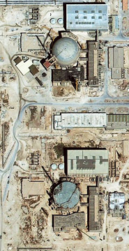 An Arial View of Iran's Bushehr Nuclear Power Plant