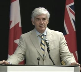 Foreign Minister Lawrence Cannon. © CBC