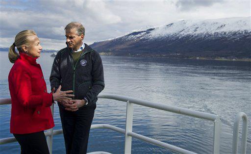 Hillary Clinton Discusses Black Carbon and Arctic Council in Norway