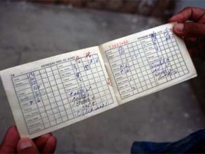 Depleting ration books