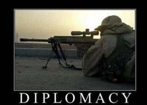 Diplomacy at the Barrel of a Gun