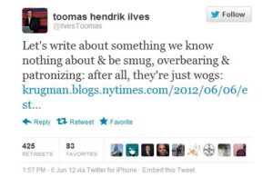 The Twitterati: When All Else Fails, Bring Out the 140 Characters