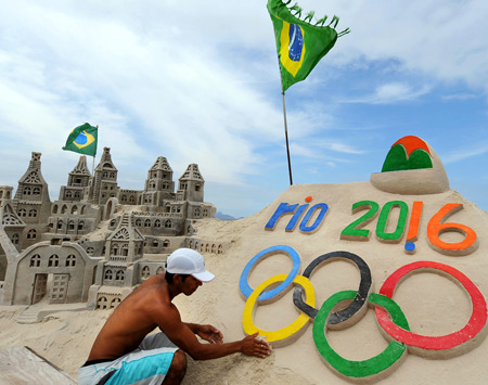 Brazil's crown jewel, Rio, will get the World Cup in 2014 and the Olympics in 2016.  Hope the lights work!  Source: The Economist