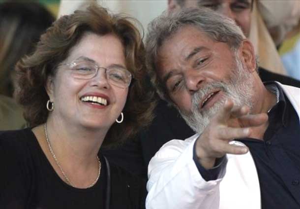 Can Lula translate his government's popularity to Dilma Roussef, his chosen candidate for president?  Source: Google Images