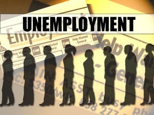 Payrolls up, but unemployment still nudges up close to 10%.  Source:  http://www.forextradingempire.com/non-farm-unemployment.jpg