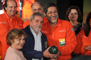 Brazil's President Lula with Petrobras's CEO and Lula's Heir-Apparent, Dilma Rousseff  Source: Latin American Herald Tribune