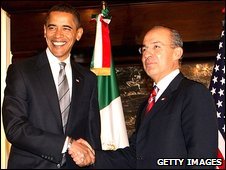 Obama Met President Calderon on Monday