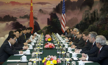Geithner at U.S. - China Treasury Summit