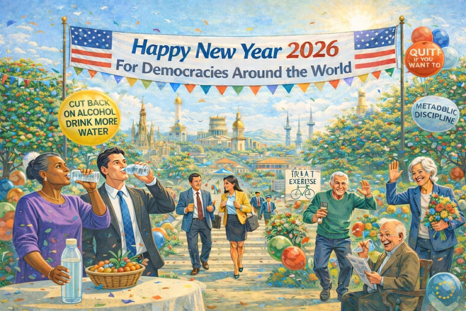 When Autocracy&rsquo;s Waistline Becomes a Liability &mdash; Keeping Democracy Fit in 2026