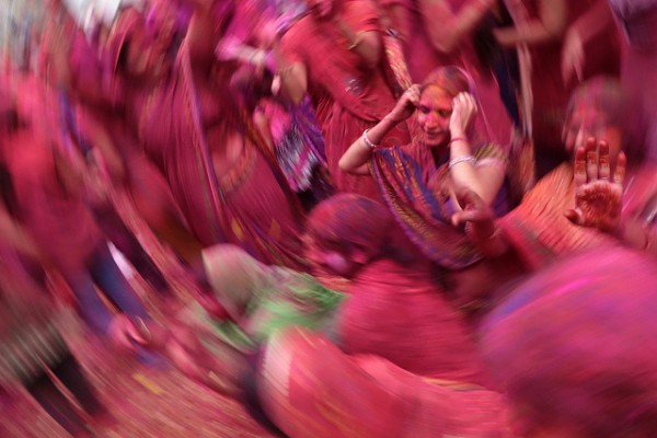 An image from the 2015 celebration of Holi, the Indian celebration of color, love and the spring season (Photo: Rajesh_India via Flickr).