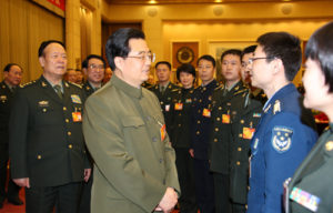 Hu Jintao at the 2010 NPC.  Hu is clearly continuing his Mao-inspired fashion kick he debuted at last October's National Day parades. 