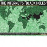 Reporters without Borders' map of Internet Black Holes