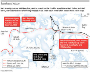 Canadians find ship, lost for 150 years, in Northwest Passage