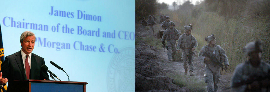 JPMorgan CEO Blames War & Greed for Crisis