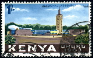 Postage Stamp of the Kenyan National Assembly: "Signed, Sealed and Delivered"
