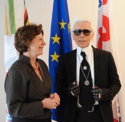 Nellie Kroes meets Karl Lagerfeld (or is it the other way around?)