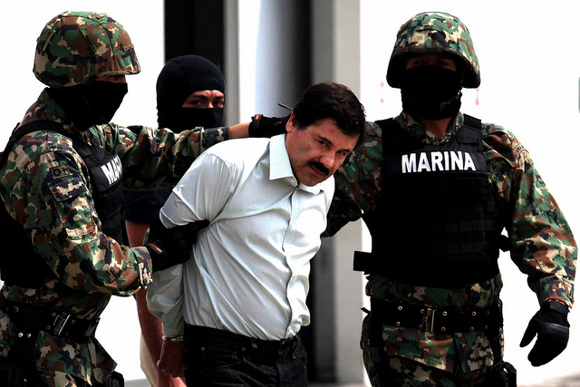 A picture from the capture of one of Mexico's most wanted drug lords, (Photo: Jair Cabrera Torres via Flickr).