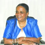 Presidential candidate Mirlande Manigat