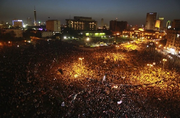 Protesters in Egypt's Tahrir Square in 2012. Source: Google Images