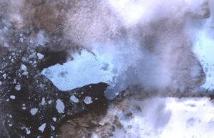 Greenland iceberg photographed from space