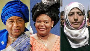 Nobel Prize Goes to Three Women Fighters for Peace