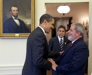 President Obama and Brazil's Luiz Ignacio 'Lula' DaSilva Meet in the Oval Office.